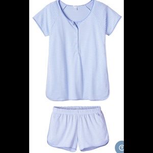 EUC Lake Pajamas Pima Maternity Shorts Set